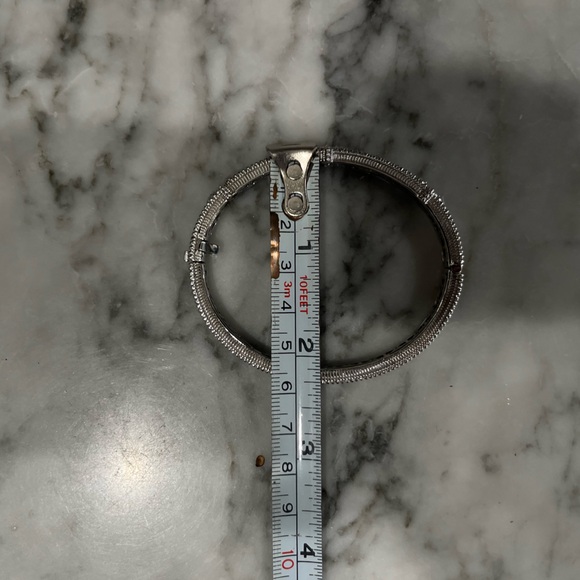 Judith Ripka Diamond Cuff and Diamond Hoops. Set. - Picture 16 of 16